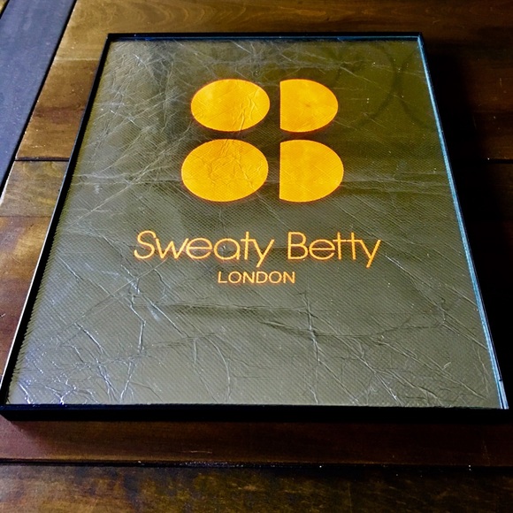Sweaty Betty Other - Authentic Sweaty Betty logo bag wall art